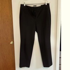 Black The Loft Julie pants size 10